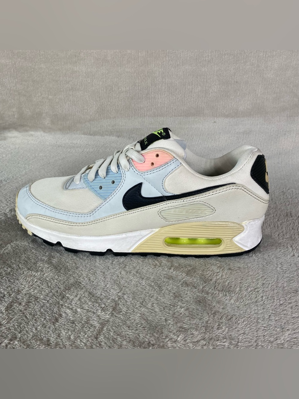 Nike Air Max 90 Women's Sneakers Shoes Size 11 MultiColor Pastel Leather - Picture 2 of 10